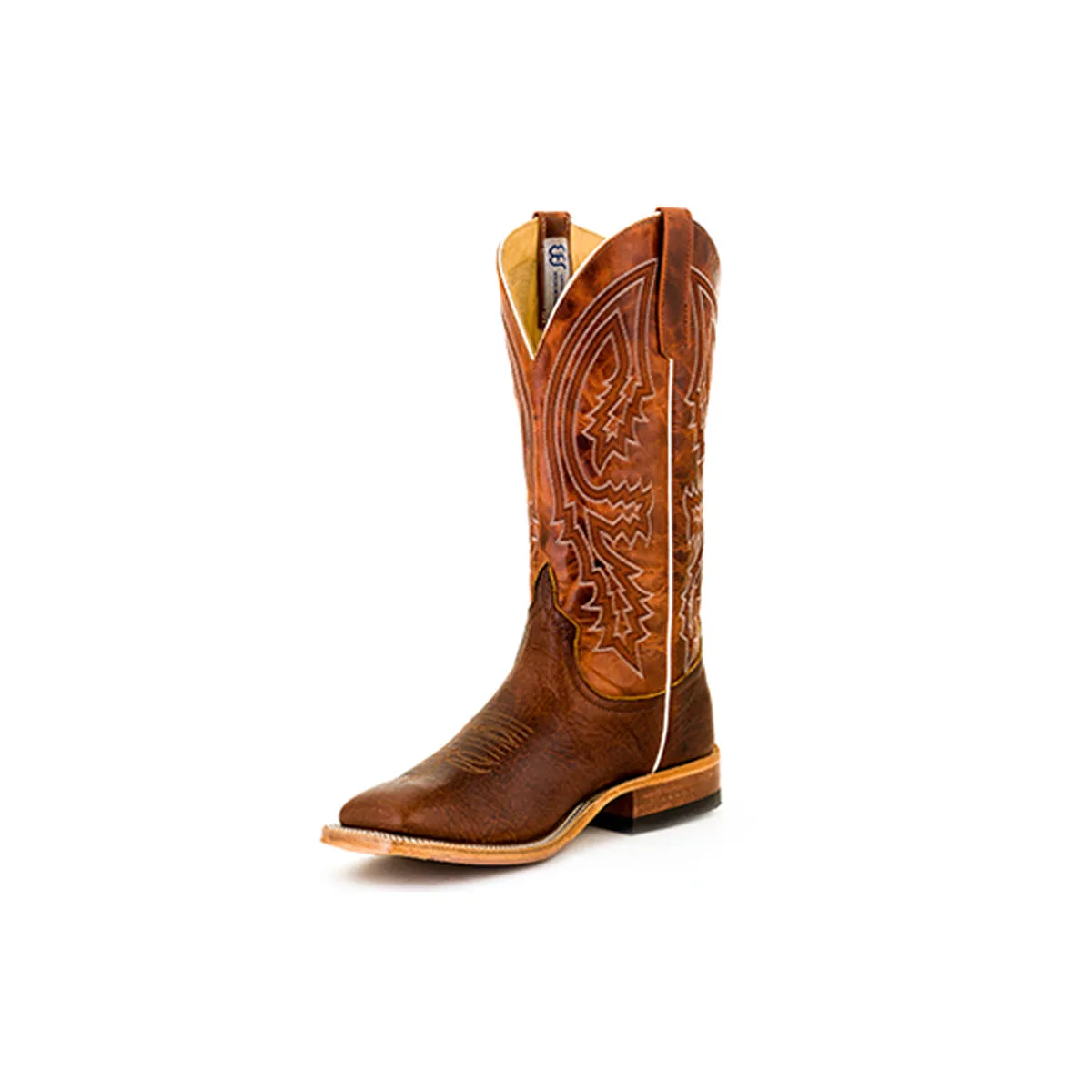 Anderson Bean Men's Mike Tyson Bison Western Boots - Rust Lava