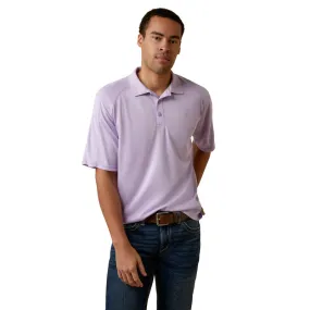 'Ariat' Men's AC Polo - Plum Shadow