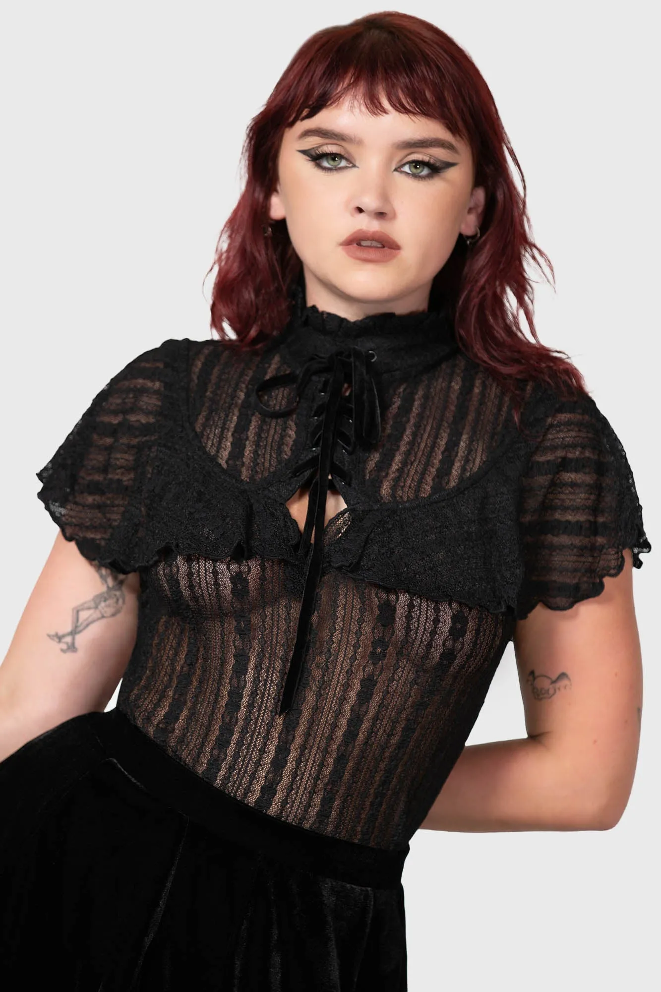 Atala's Night Lace Top