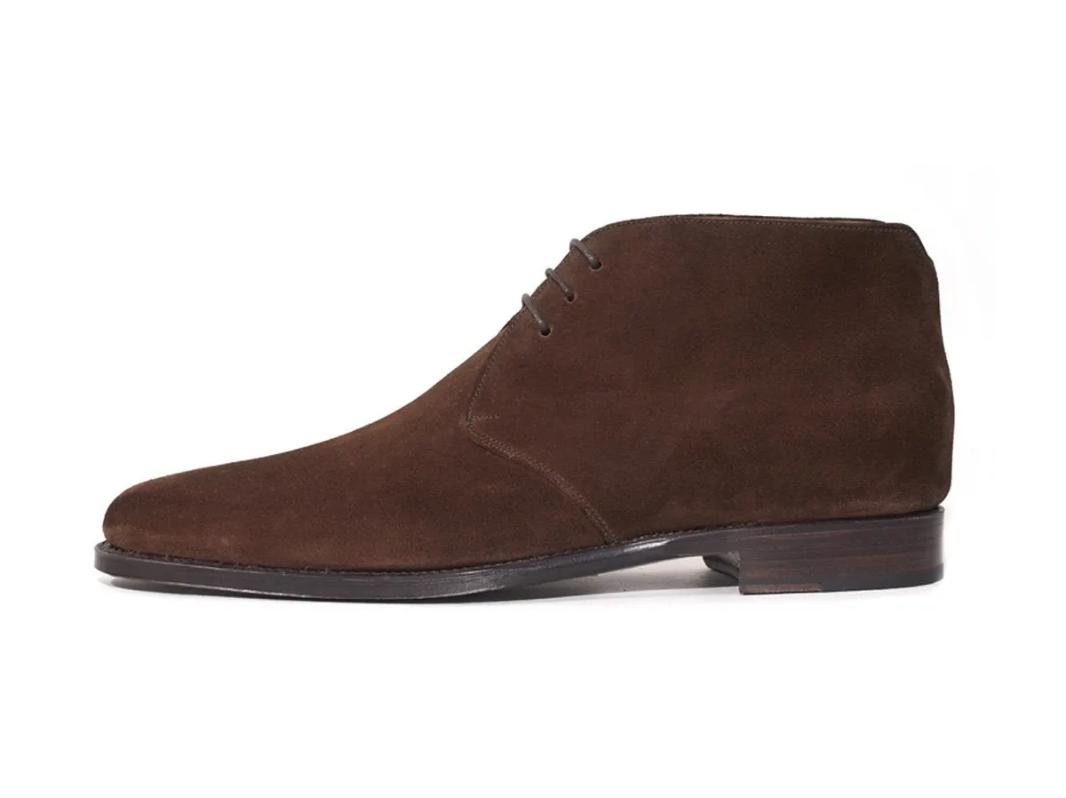 Ballard - MTO - Dark Brown Suede - JKF Last - Single Leather Sole