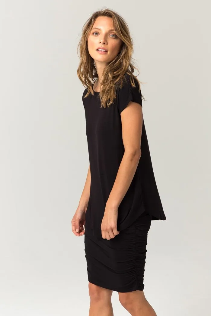 Bamboo Pia Tee  - Black