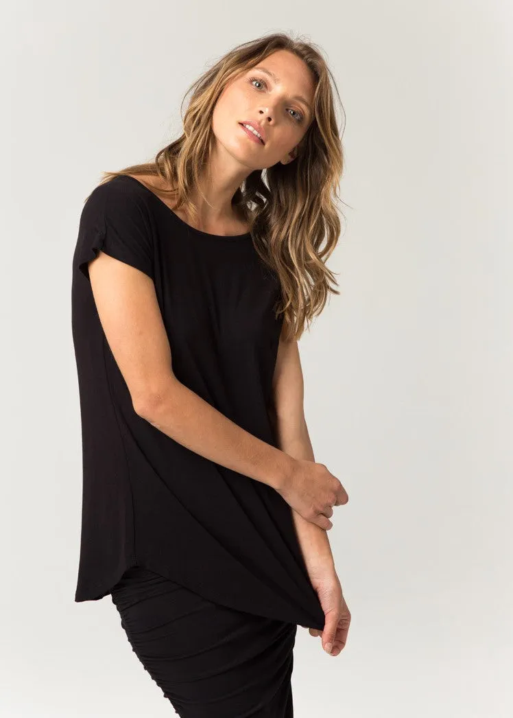 Bamboo Pia Tee  - Black