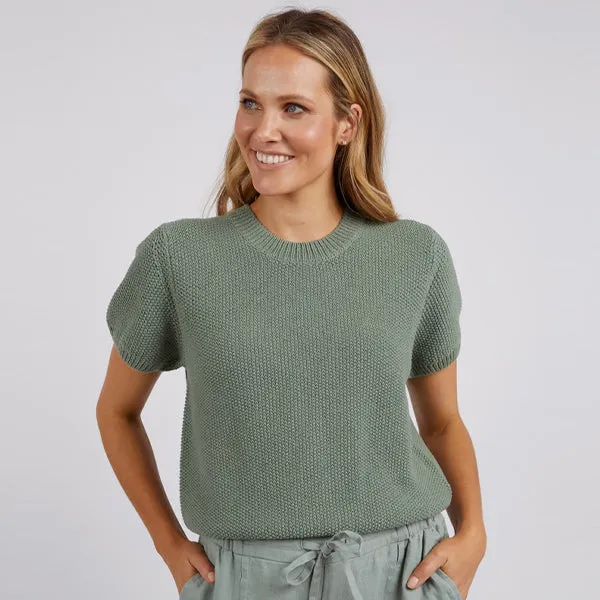 Blair Short Sleeve Knit - Sage Green