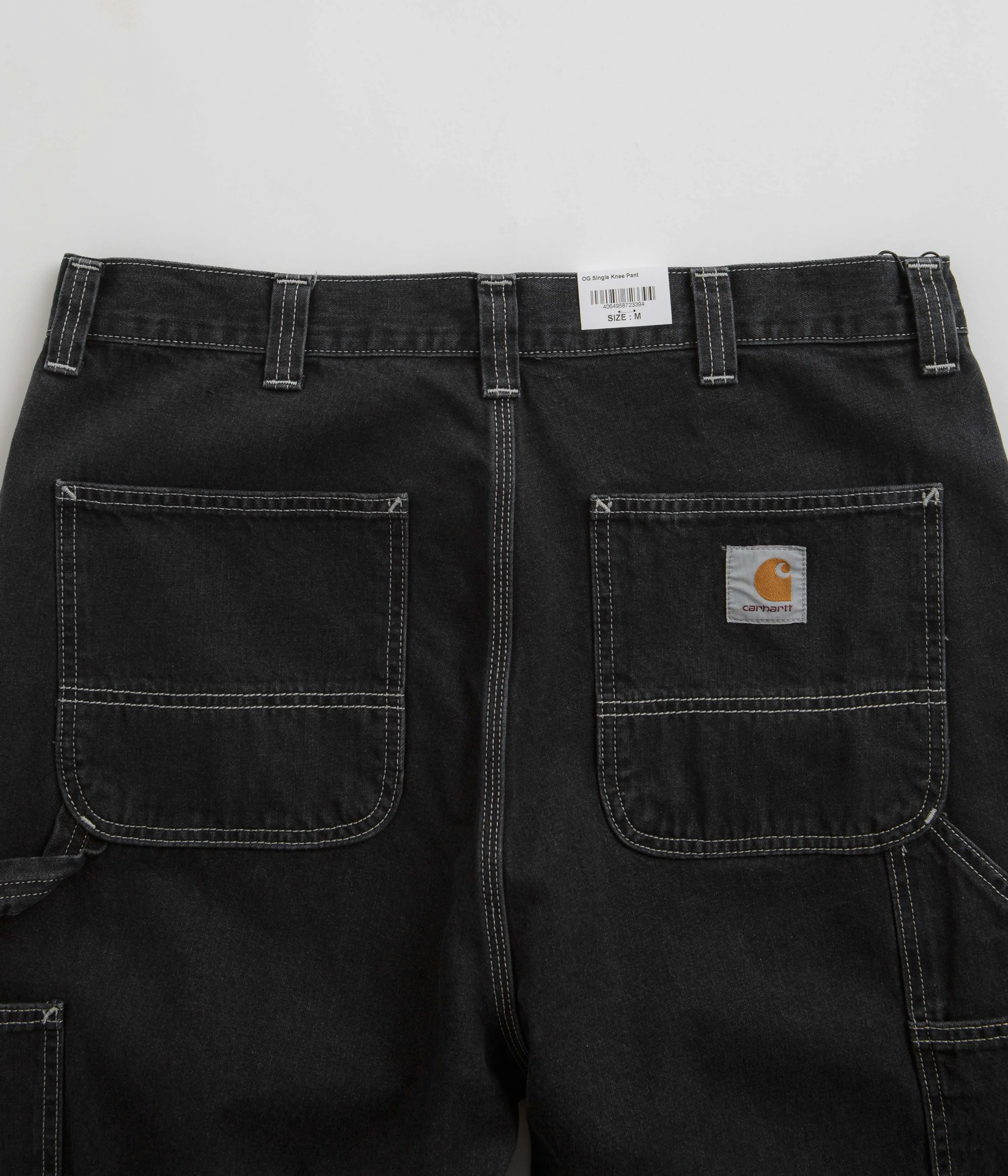 Carhartt OG Single Knee Pants - Stone Washed Black