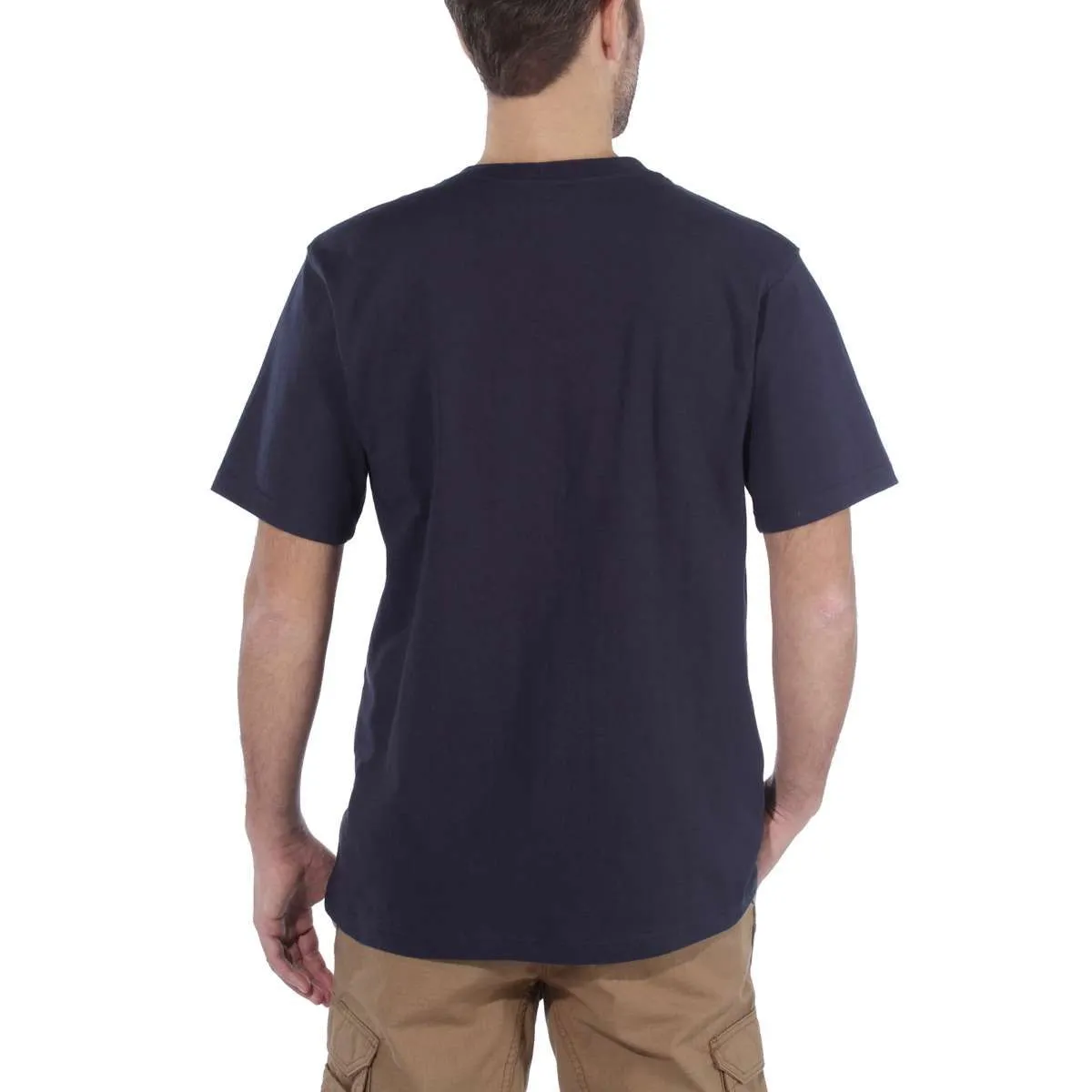 Carhartt&#x20;104104&#x20;Patch&#x20;Logo&#x20;T-Shirt&#x20;-&#x20;Navy