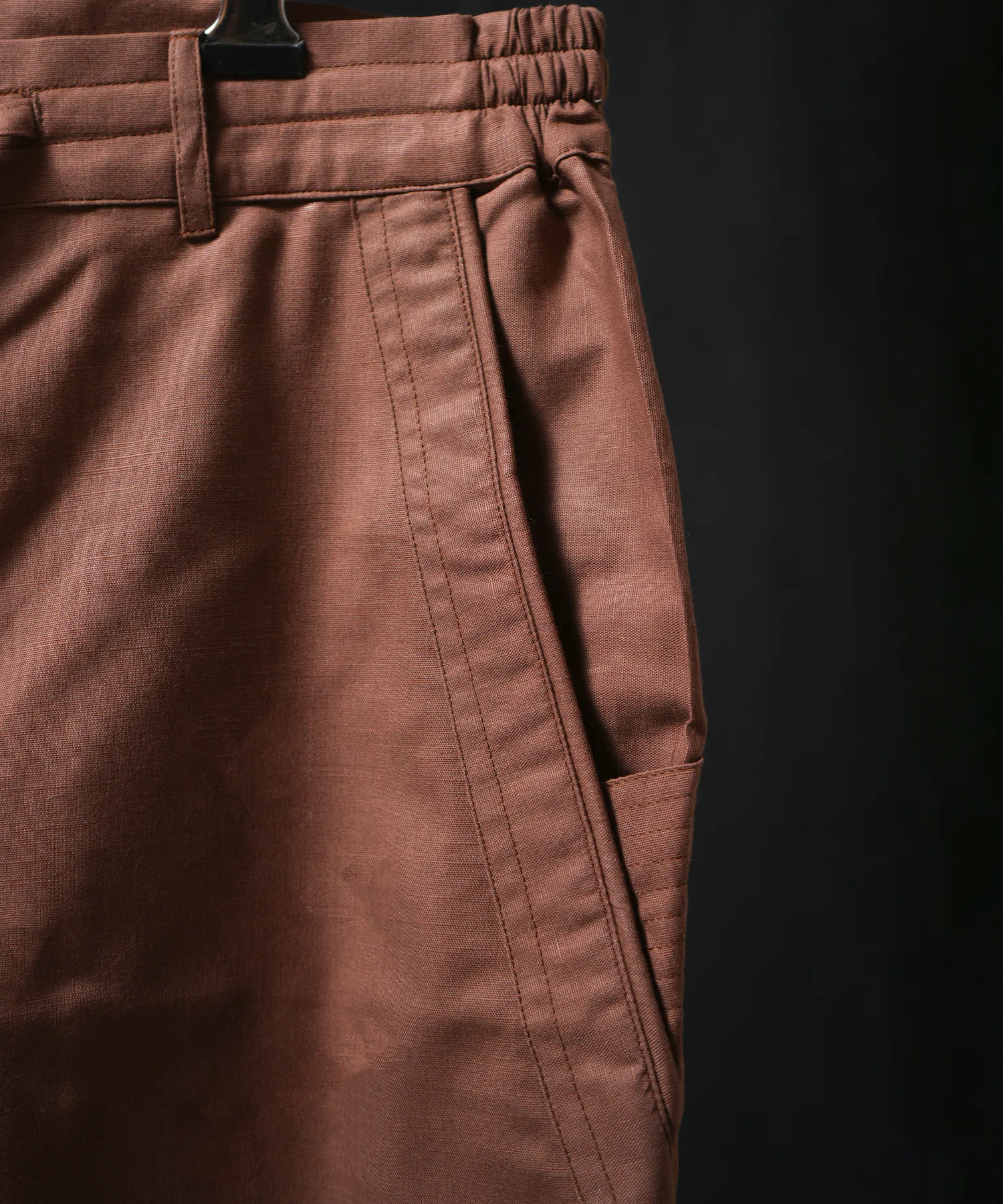 Chestnut Linen Shorts