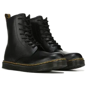 Children's boots Zavala Combat lace-up Big Kid Dr. Martens, black