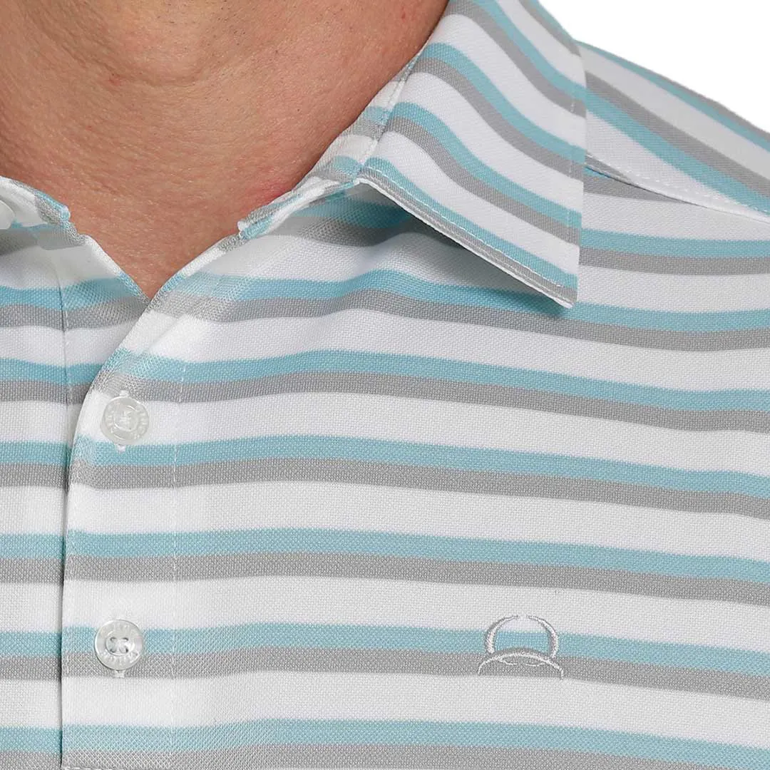 Cinch Men's ArenaFlex Striped Polo