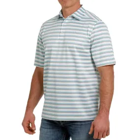 Cinch Men's ArenaFlex Striped Polo