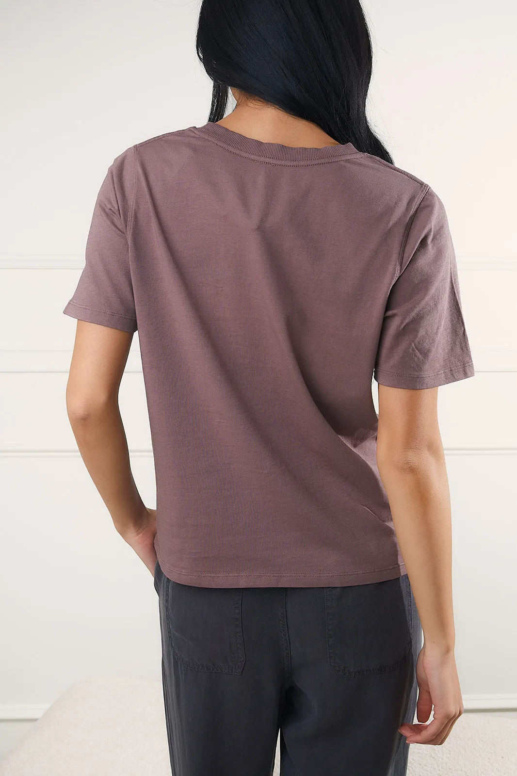 Classic Tee in Deep Taupe