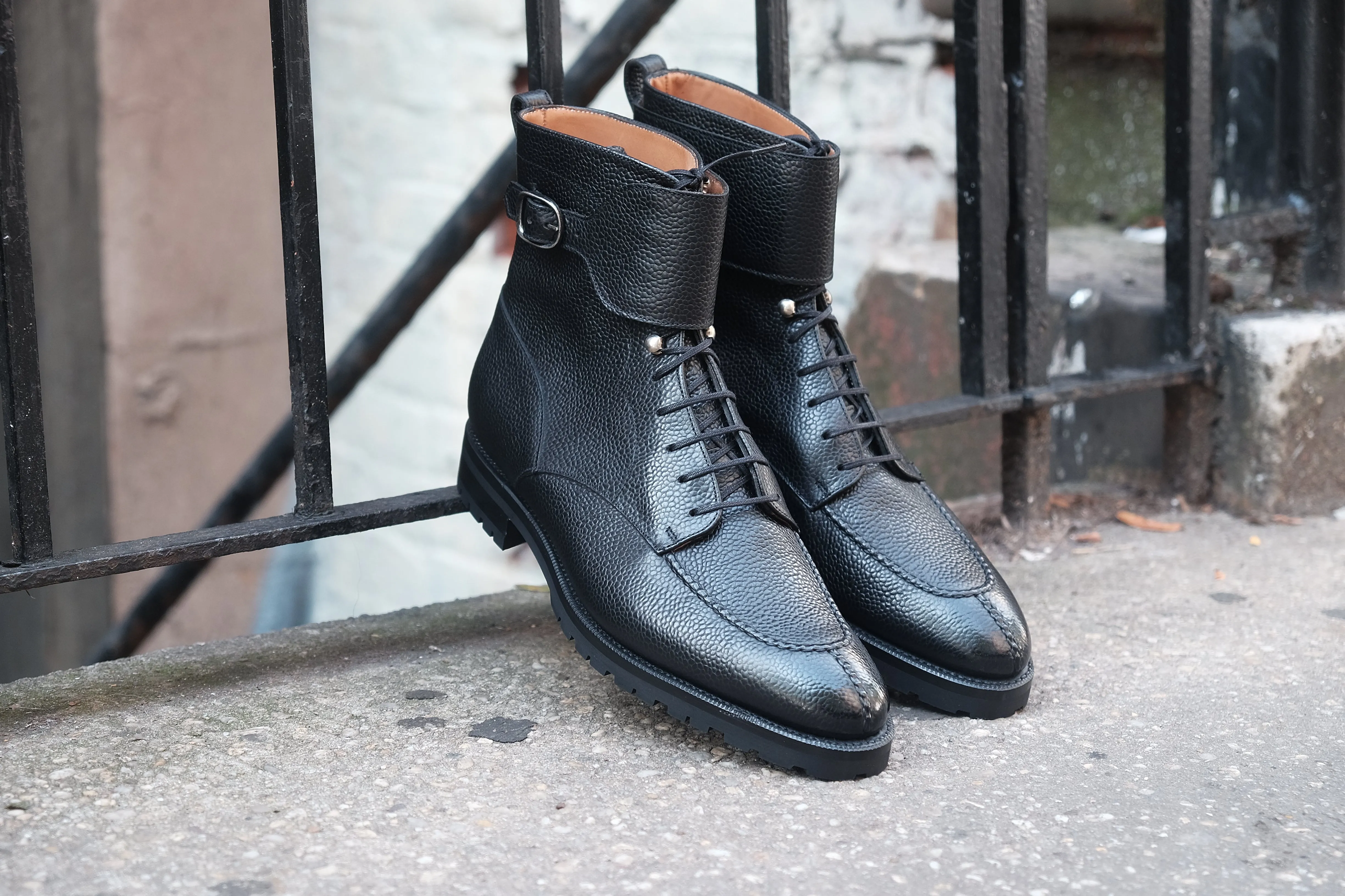 Colville - MTO - Black Scotch Grain - TMG Last - Commando Sole