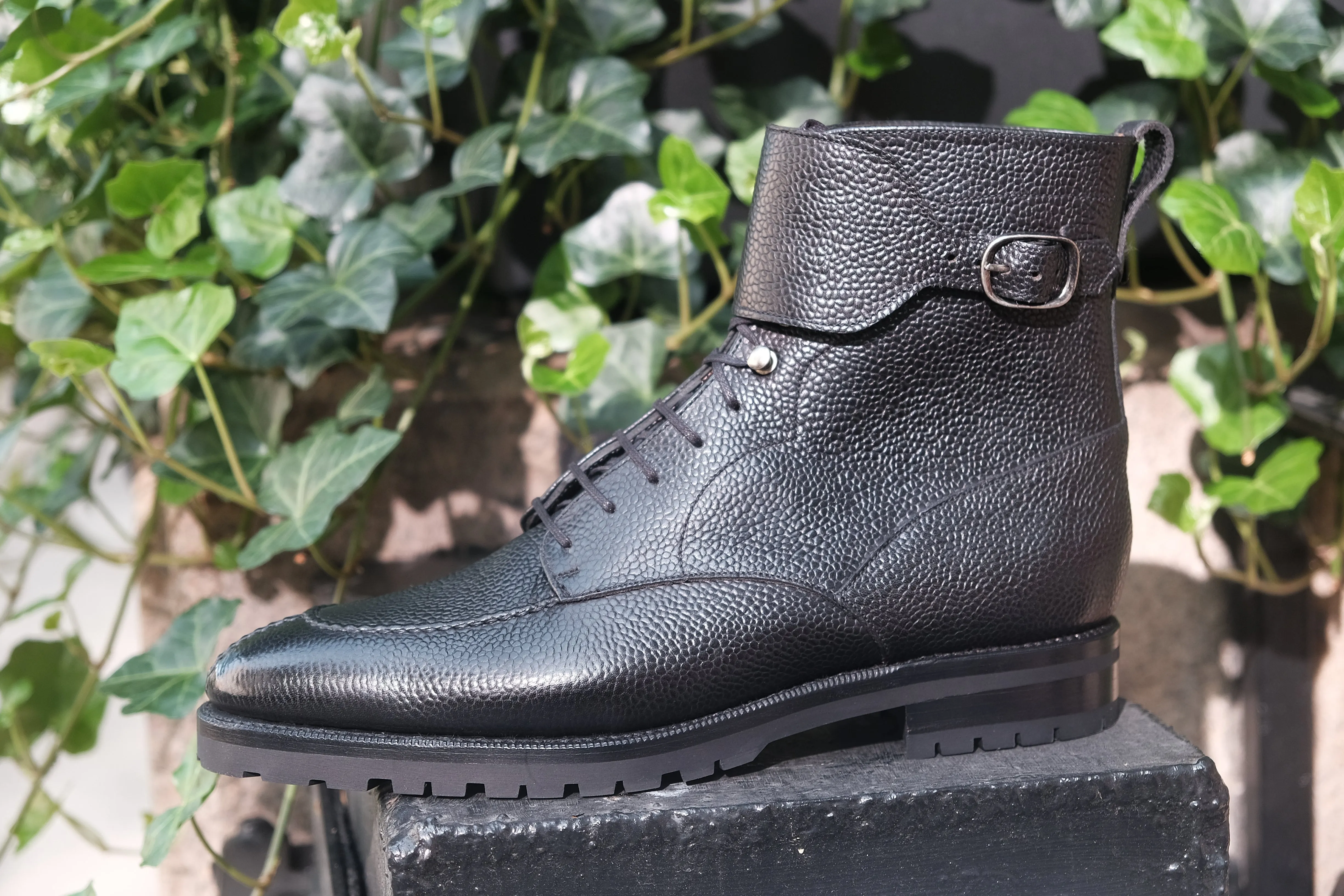 Colville - MTO - Black Scotch Grain - TMG Last - Commando Sole