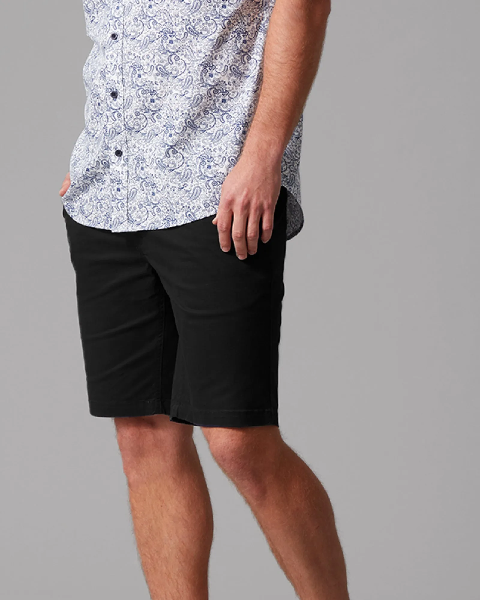 COTTON STRETCH CHINO SHORT