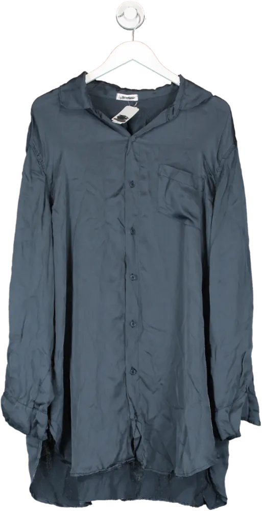 CP Shades Grey Silk Marella Buttondown UK L