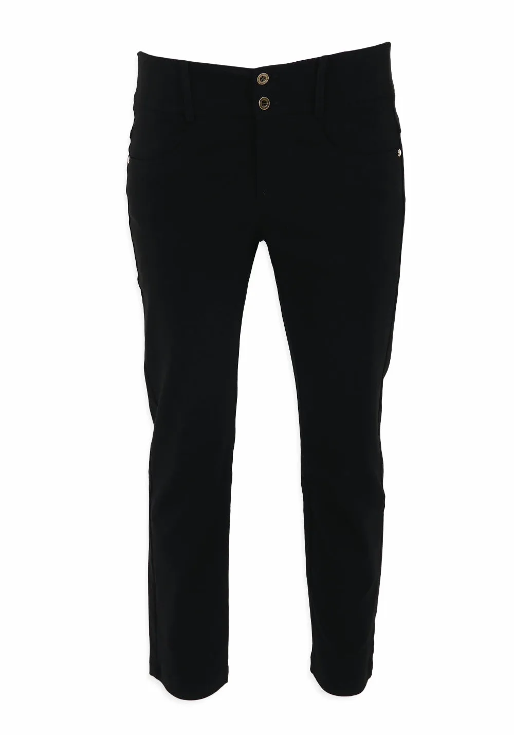 CROPPED STRAIGHT LEG (BLACK) - BRENDA BEDDOME