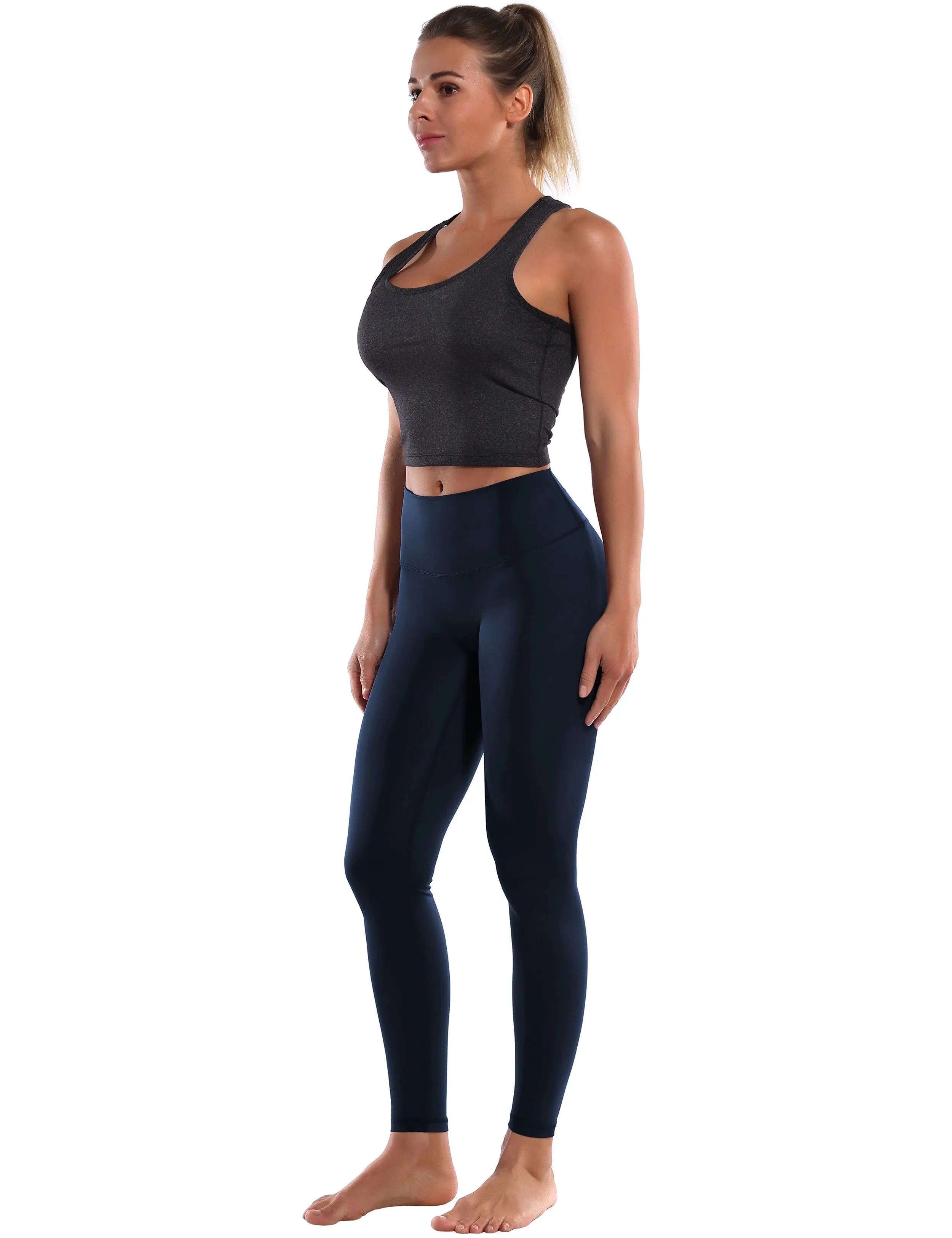 Crotch Seamless yogastudio Pants darknavy_yogastudio