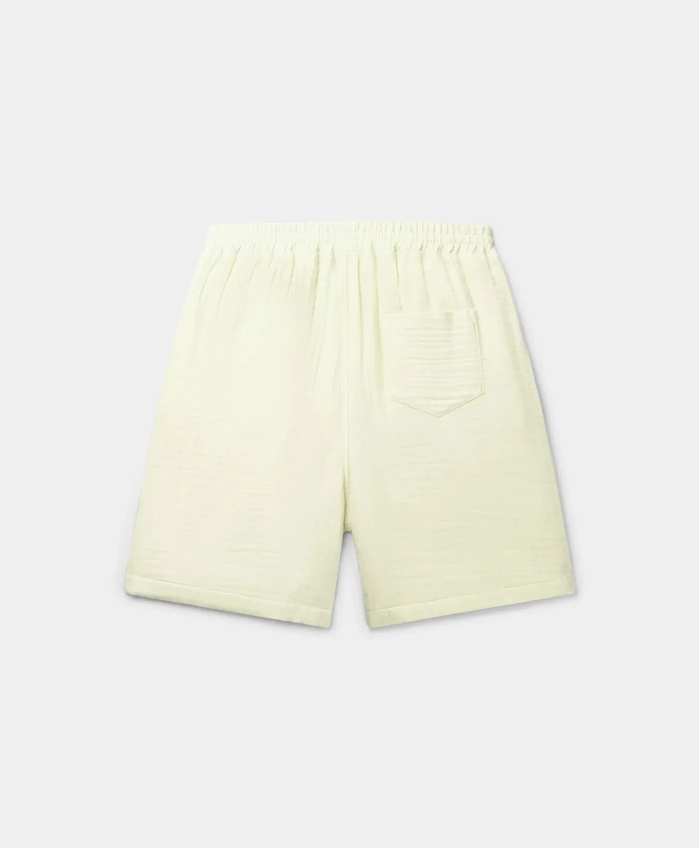 Daily Paper Enzi Seersucker Shorts - Yellow