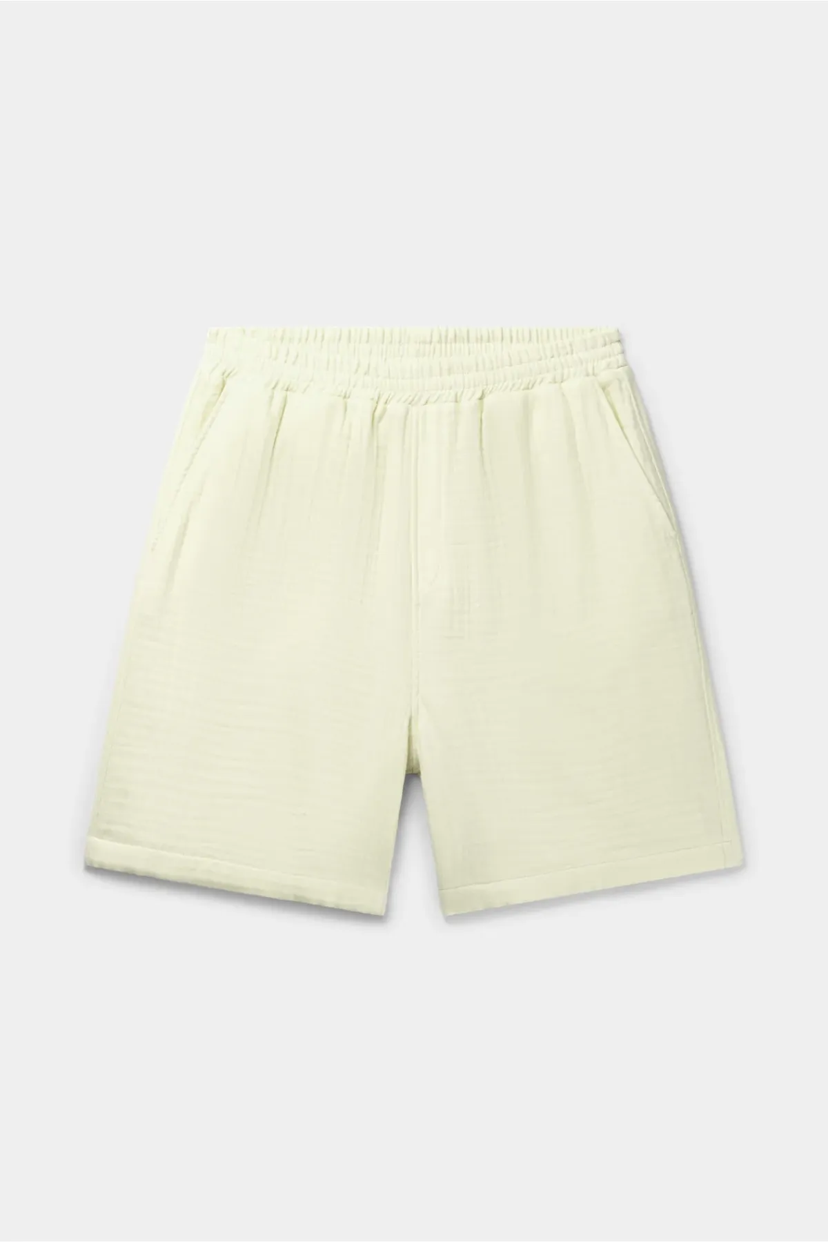 Daily Paper Enzi Seersucker Shorts - Yellow