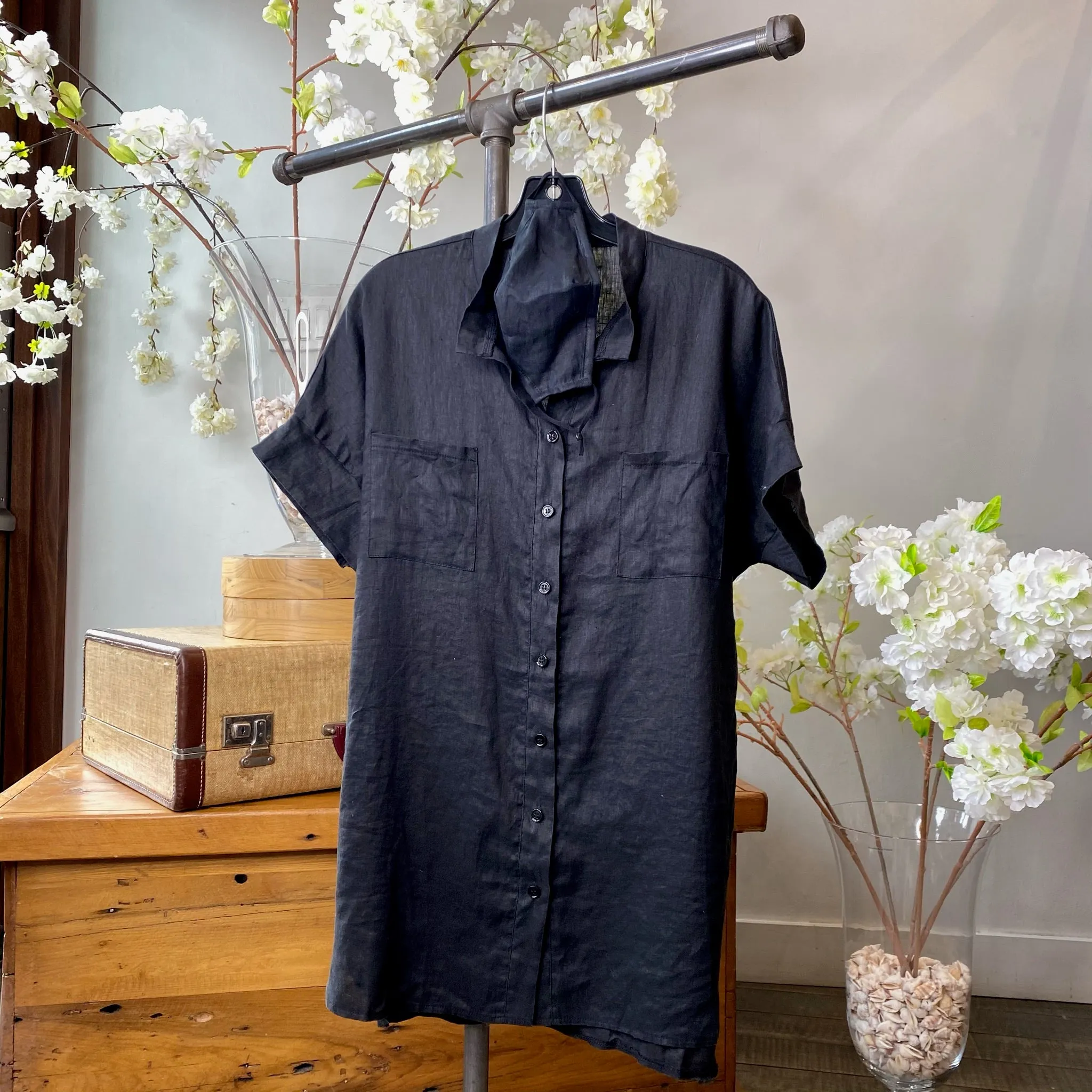 DAKOTA Short Sleeve Linen Shirt