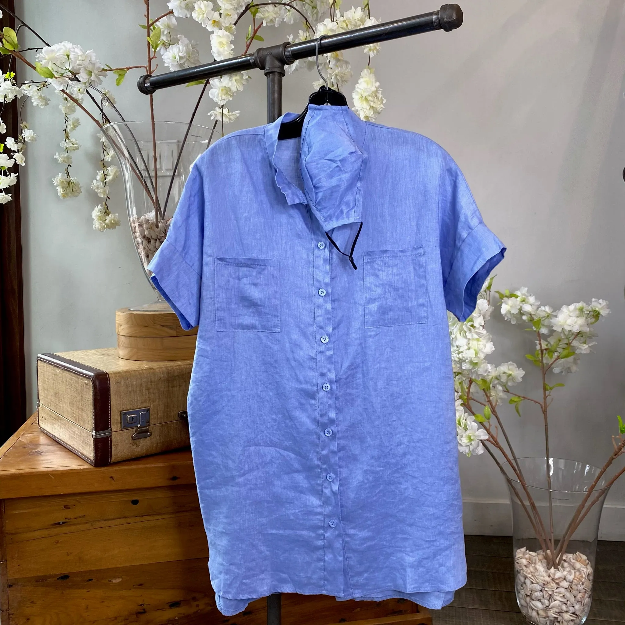 DAKOTA Short Sleeve Linen Shirt