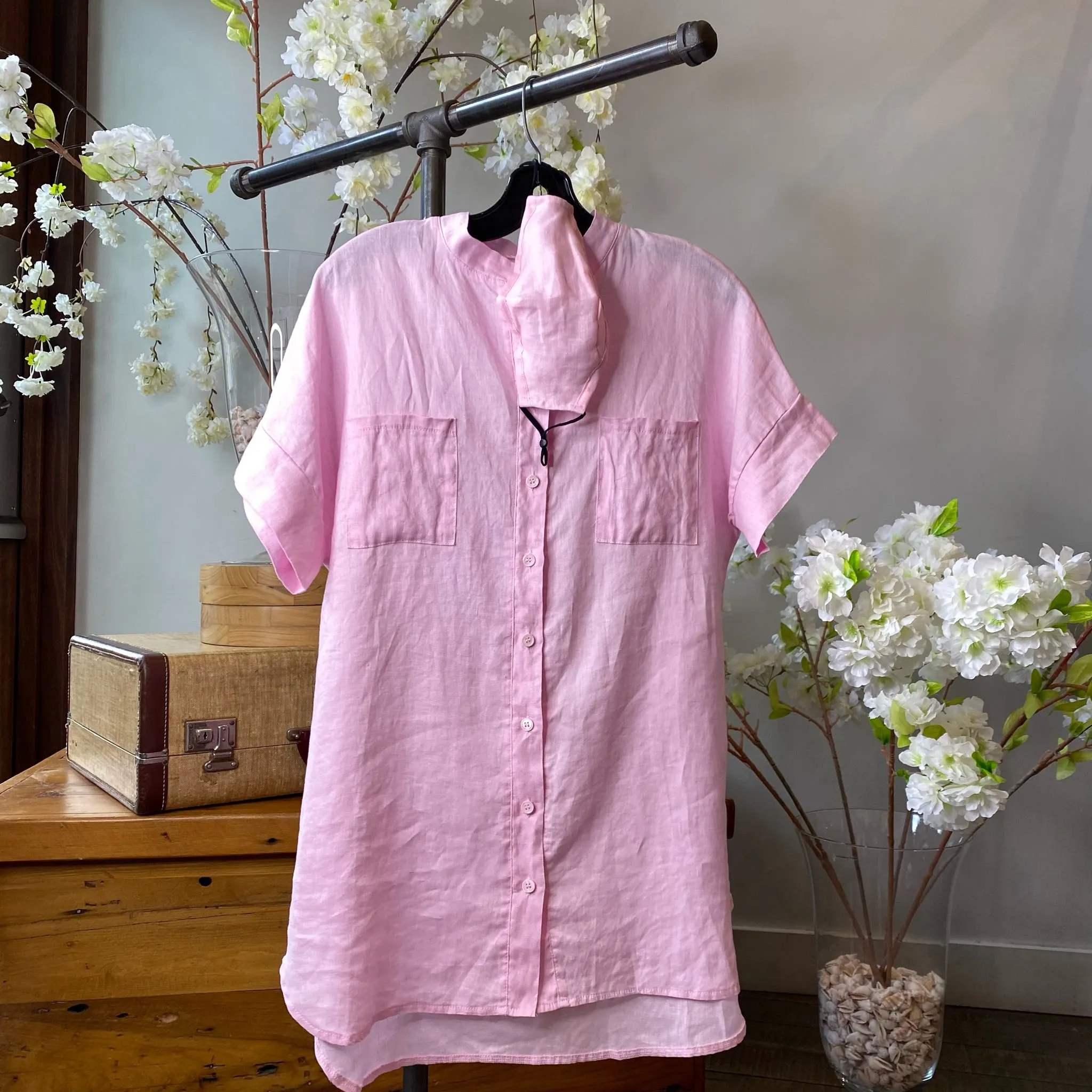 DAKOTA Short Sleeve Linen Shirt