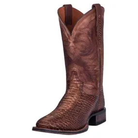 Dan Post Men's Faux Python Square Toe Cowboy Boots