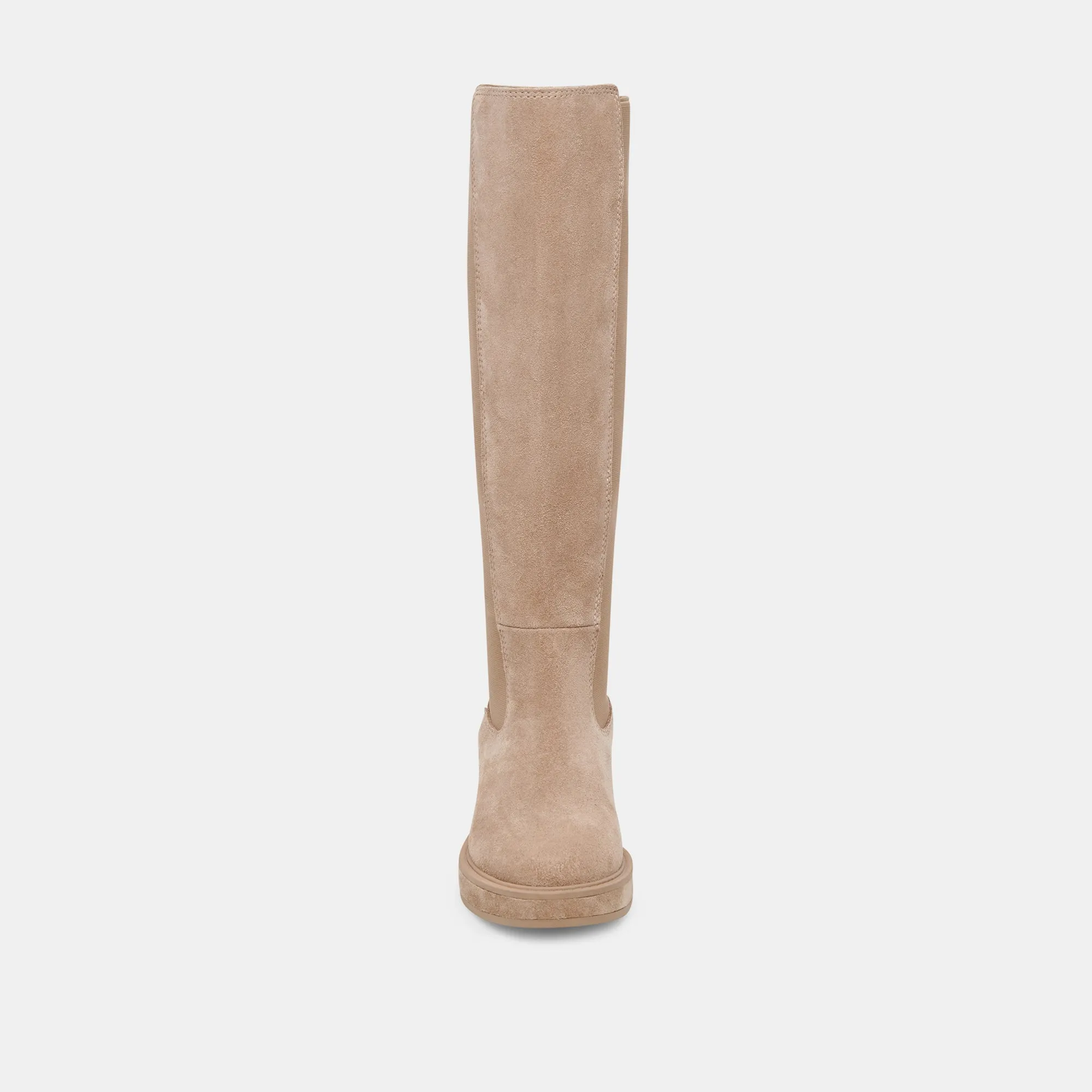 EAMON H2O WIDE CALF BOOTS ALMOND SUEDE