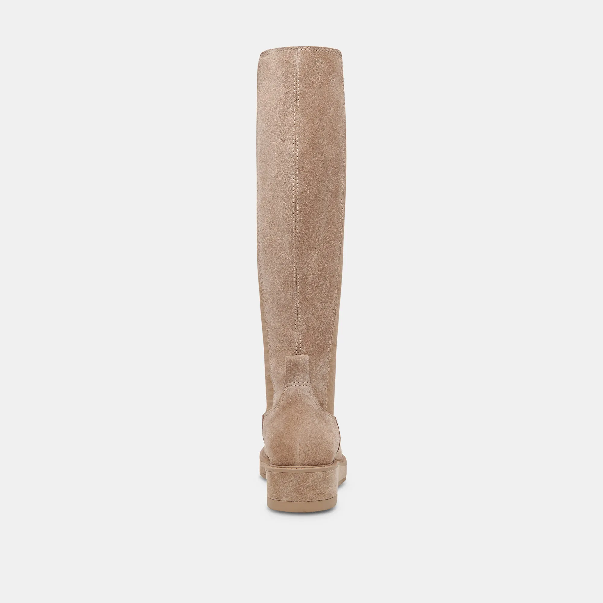 EAMON H2O WIDE CALF BOOTS ALMOND SUEDE