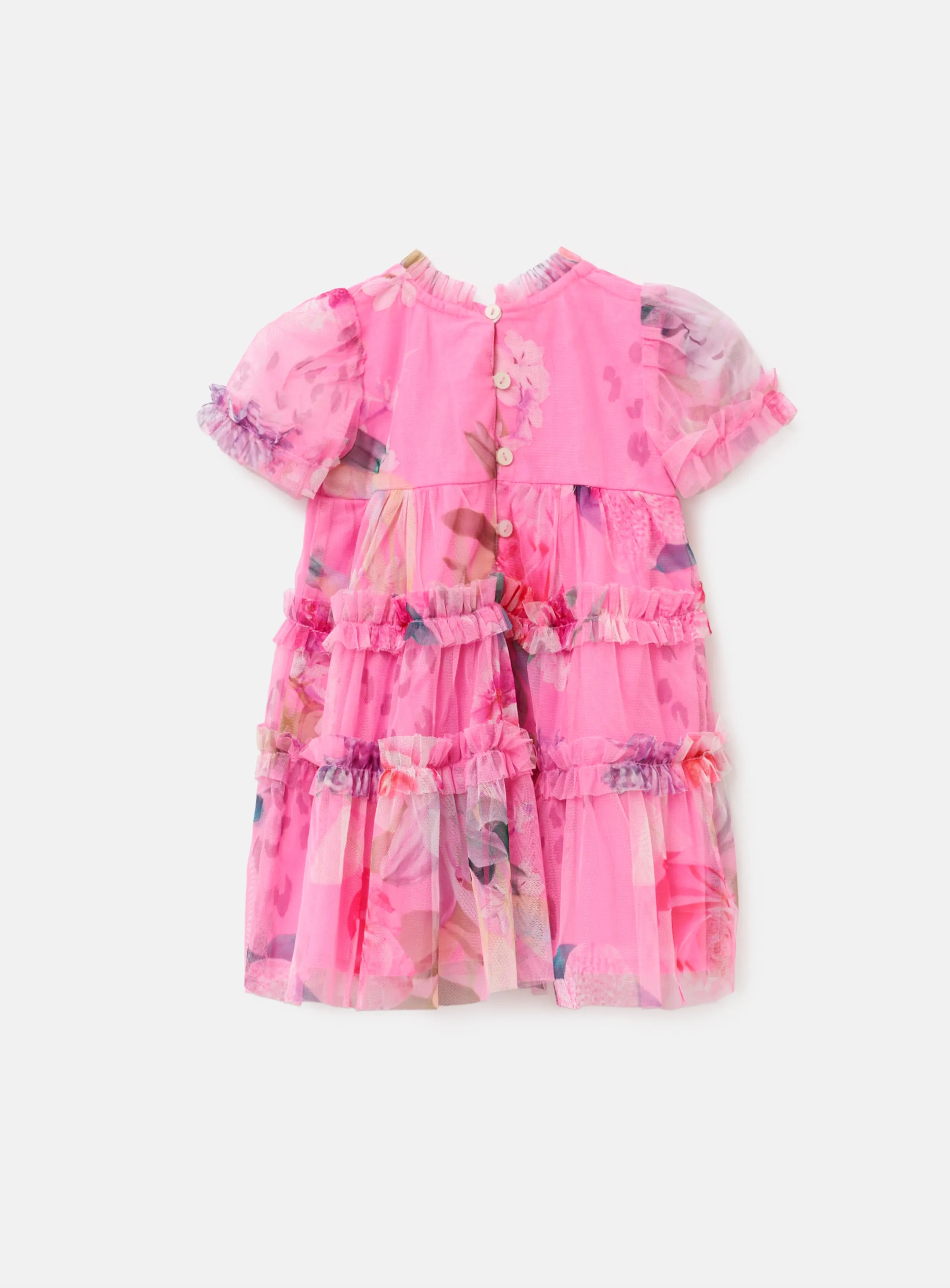 Eleanor Baby Mesh Print Dress