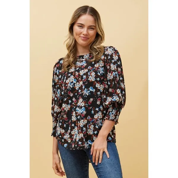 ELEGANT FLORAL BLOUSE