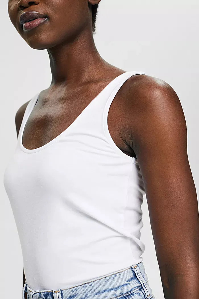 Esprit Tank Top | Dusty Nude & Black & White