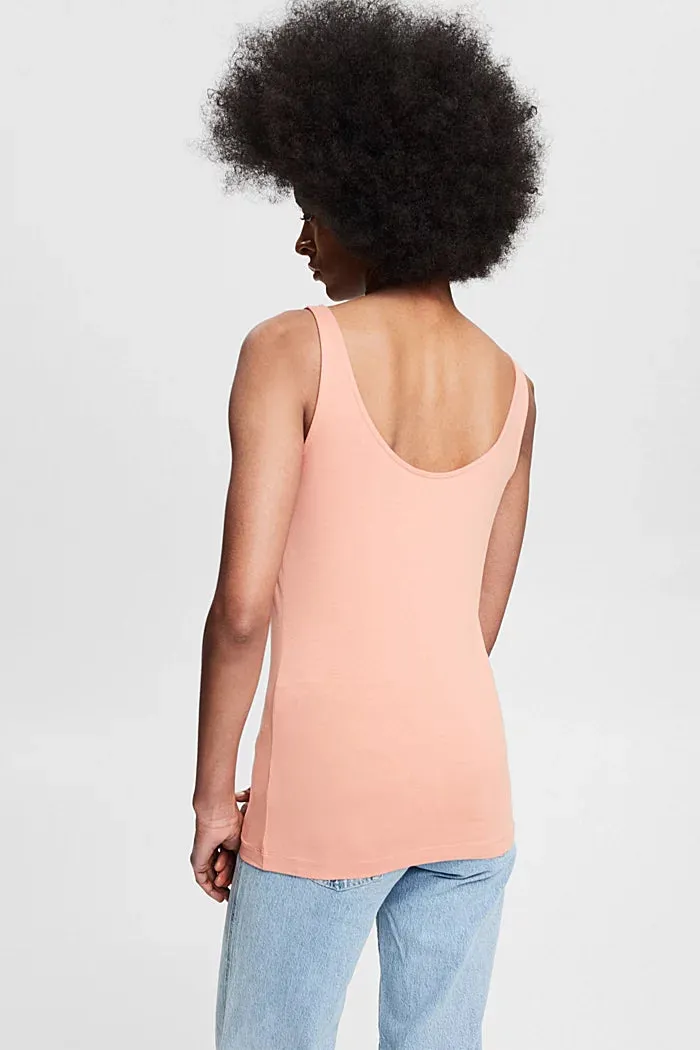 Esprit Tank Top | Dusty Nude & Black & White