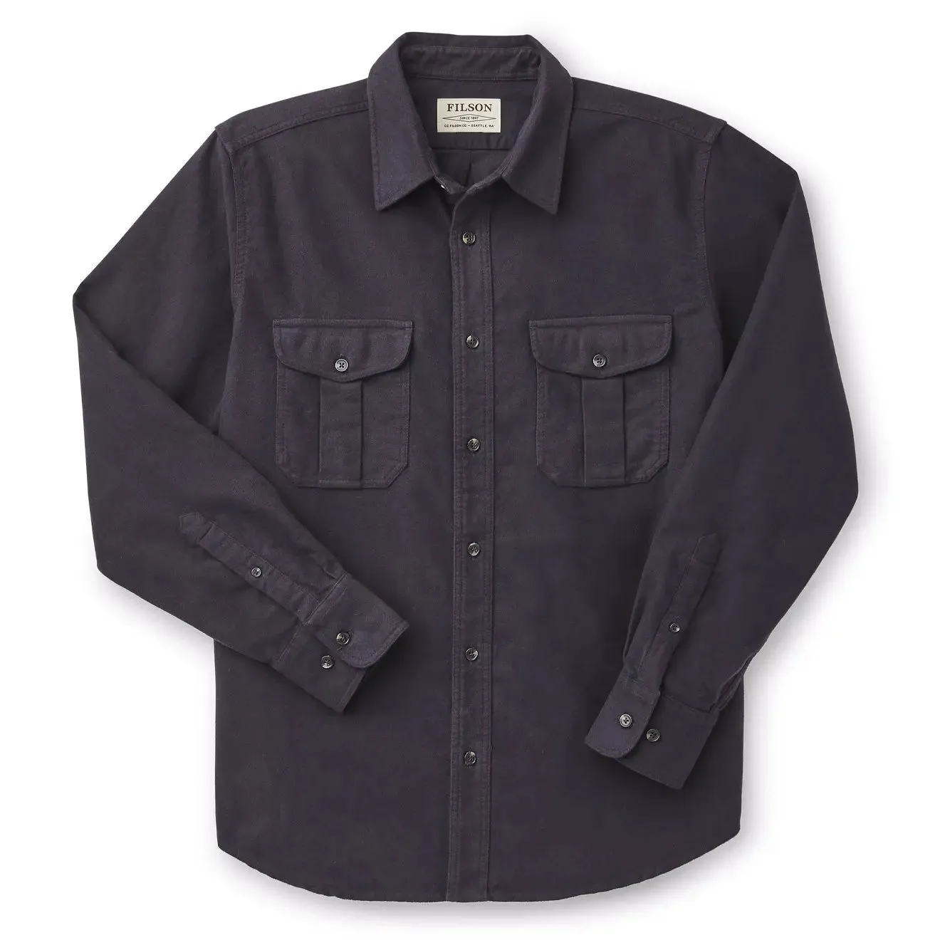 Filson Moleskin Seattle Shirt Navy