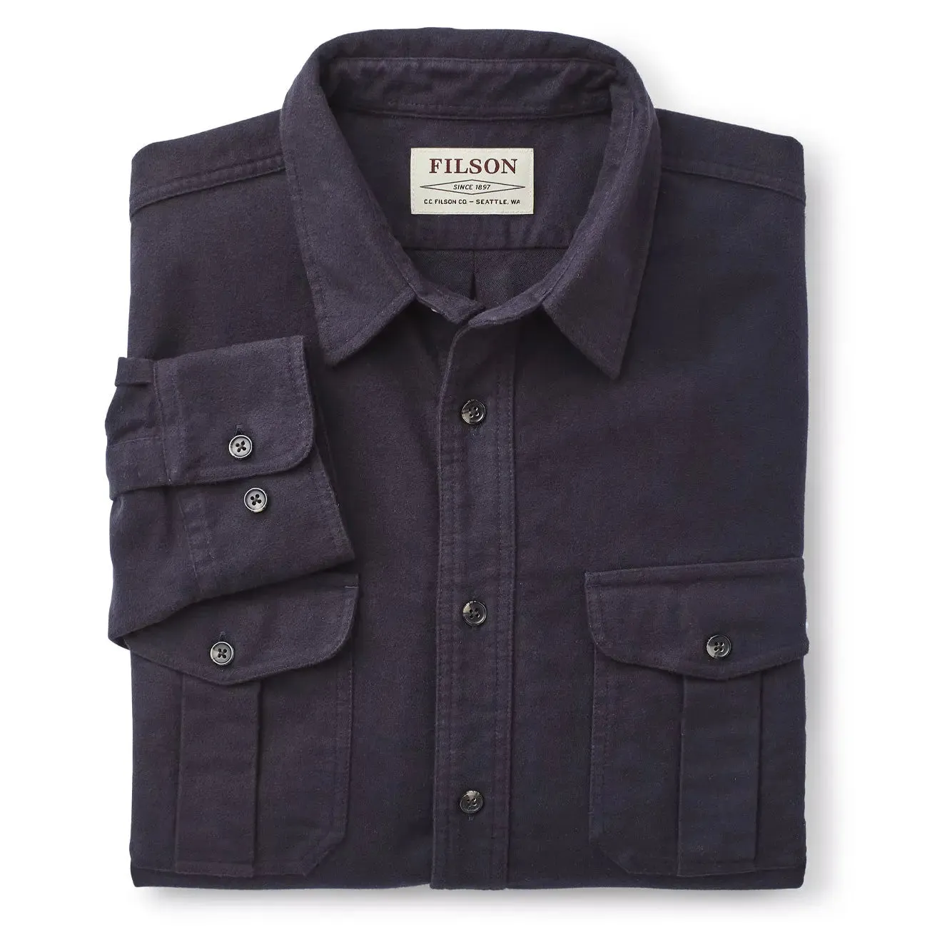 Filson Moleskin Seattle Shirt Navy