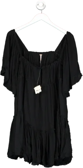 Free People Black Like Never Before Dress UK S