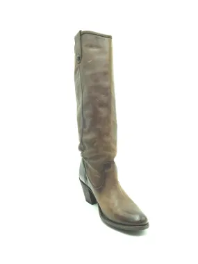 Frye Women's Tall Boots Leather Brown Size: 10