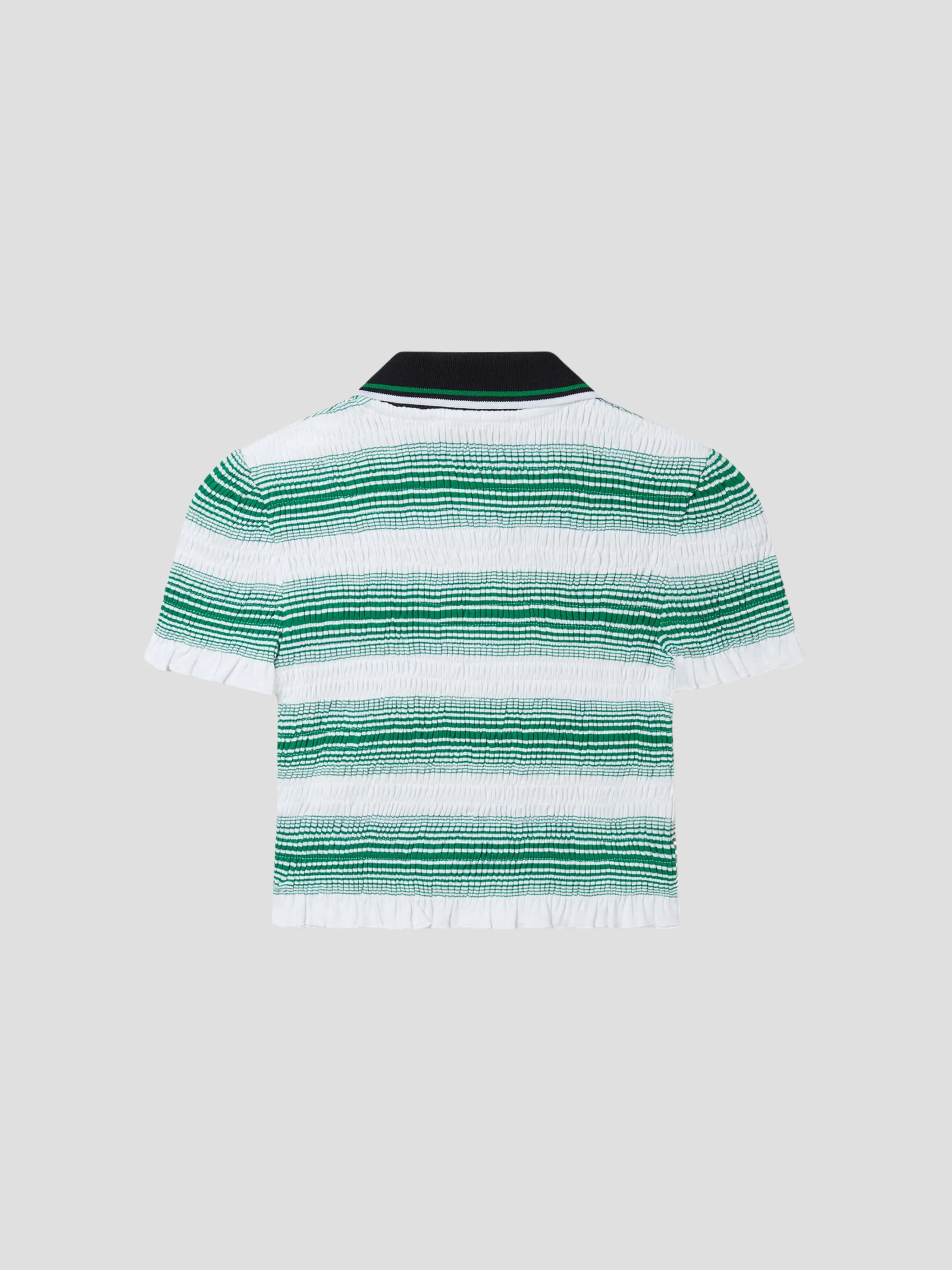 Gradient Striped Polo Top