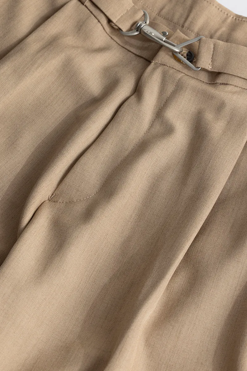 Hooked Khaki Korean Pant