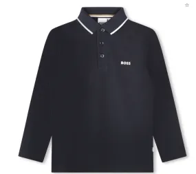 Hugo Boss Boys Navy Polo_J25O90-849