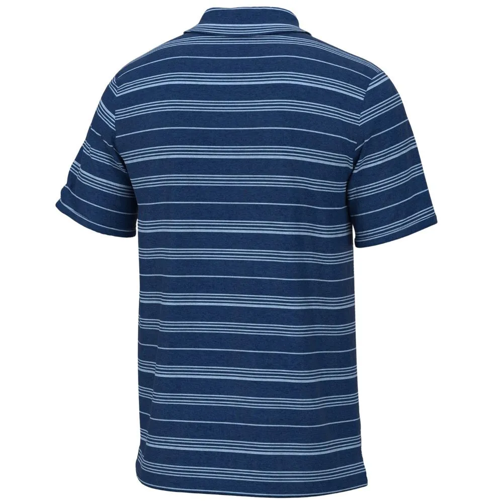 'Huk' Men's Twin Lakes Waypoint Polo - Set Sail