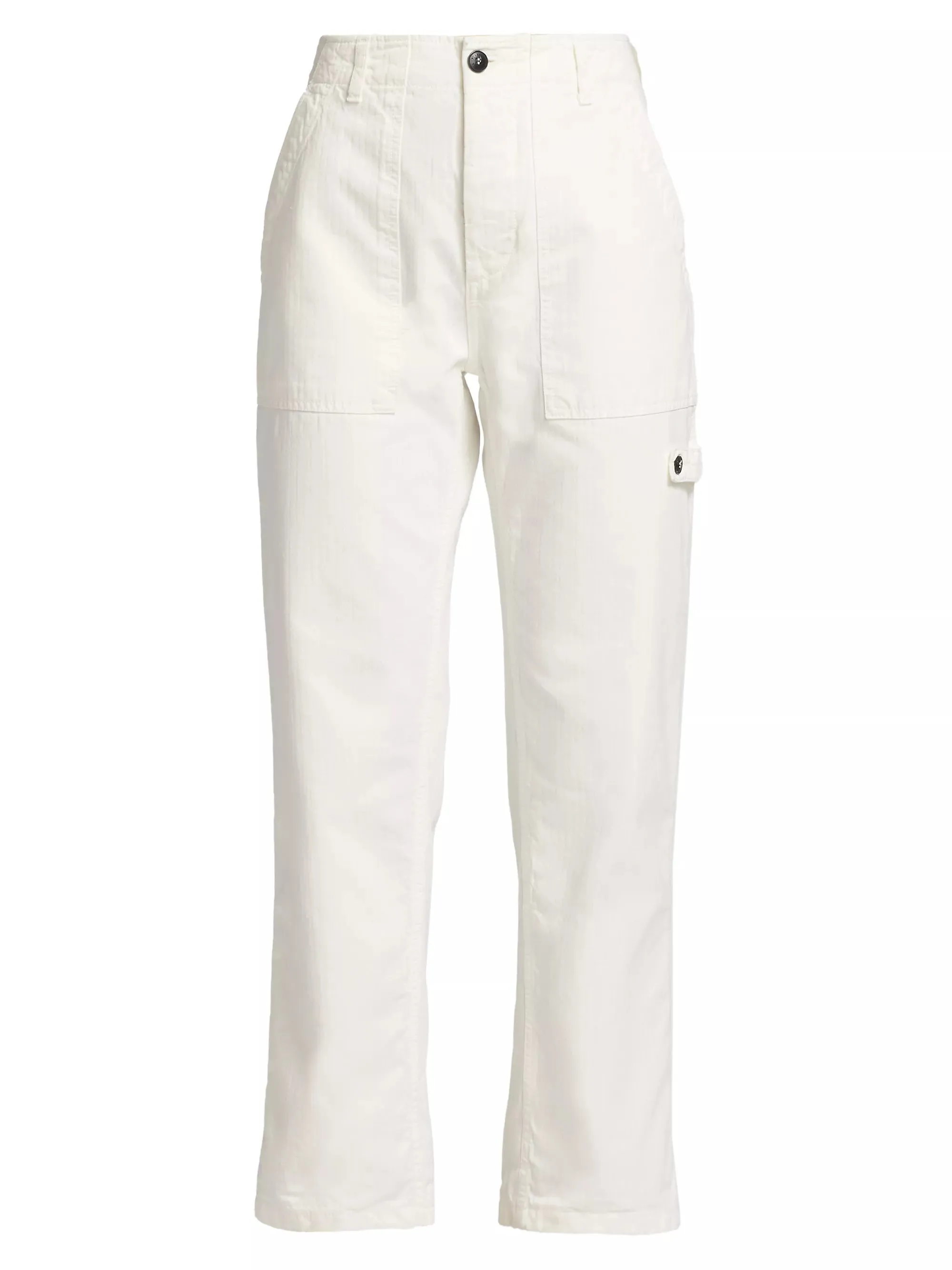 Jerry Fatigue Pants - White