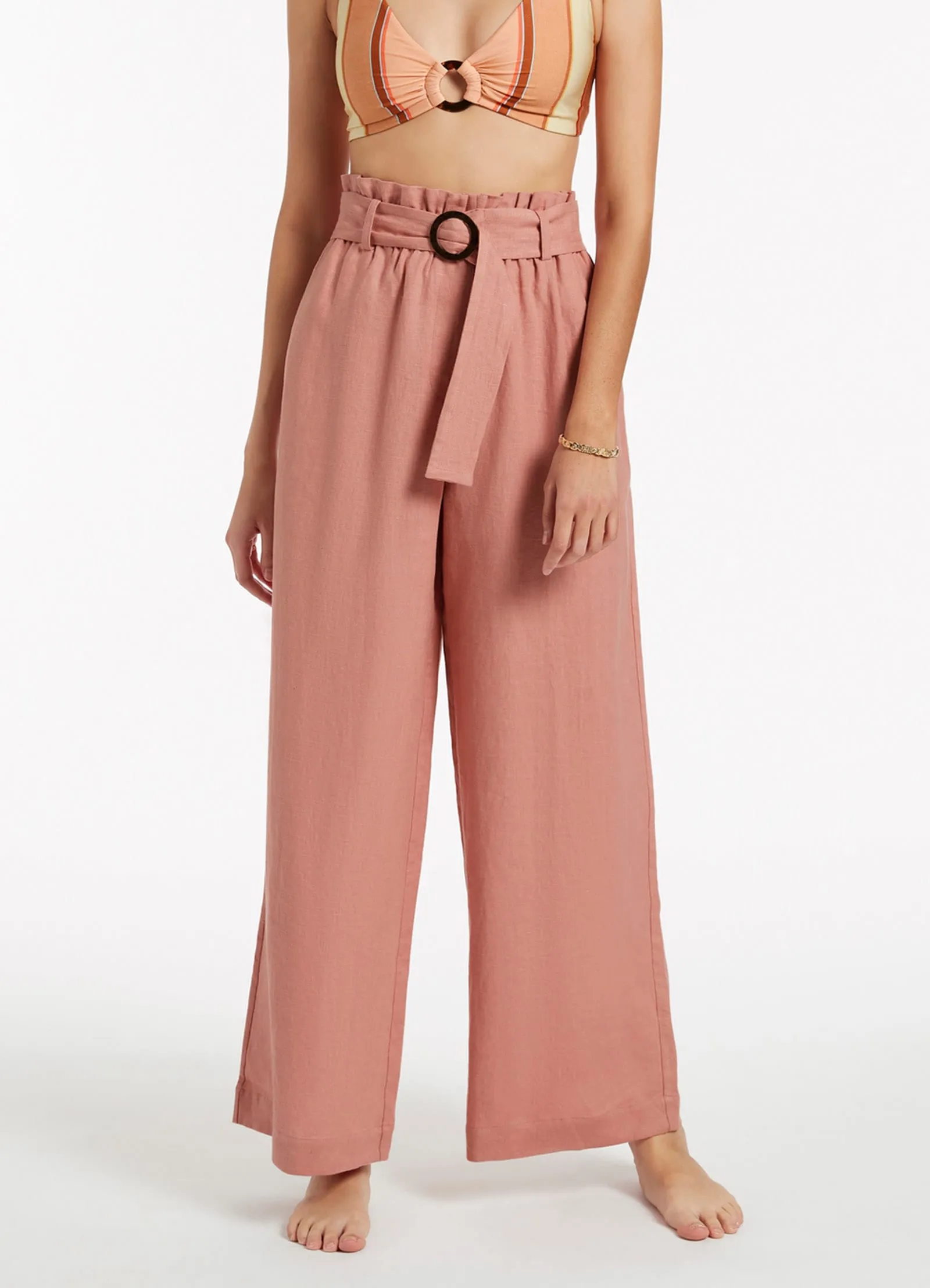 Jetset Highwaist Pants - Musk