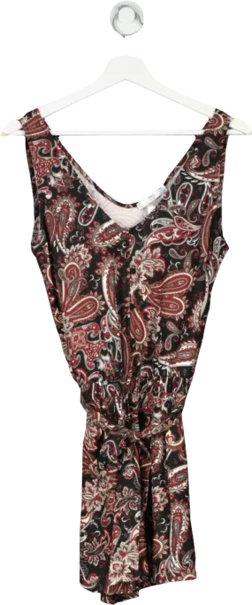 MANGO Red Belted Print Mini Dress BNWT UK S