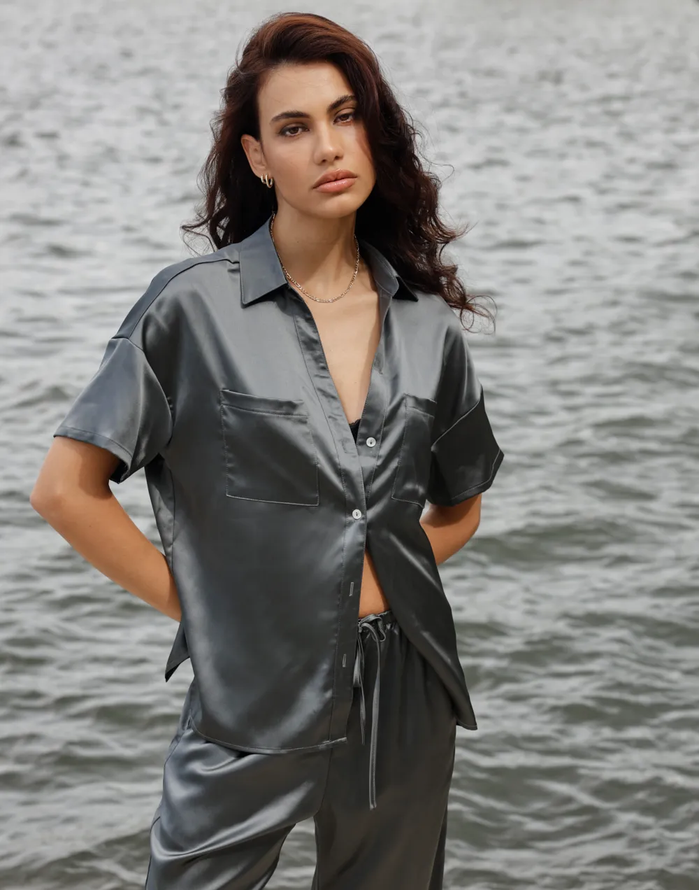 Martha Shirt (Slate)