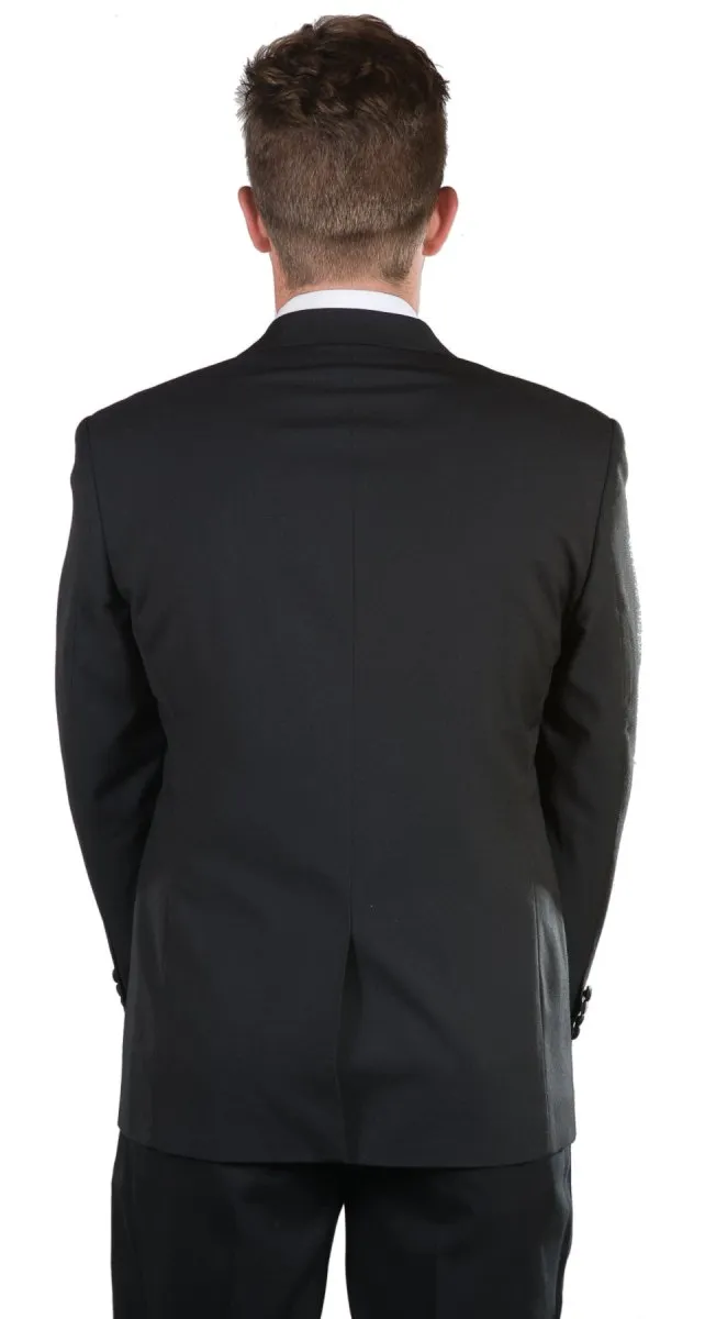 Men's Black 2 Button Notch Collar Tuxedo