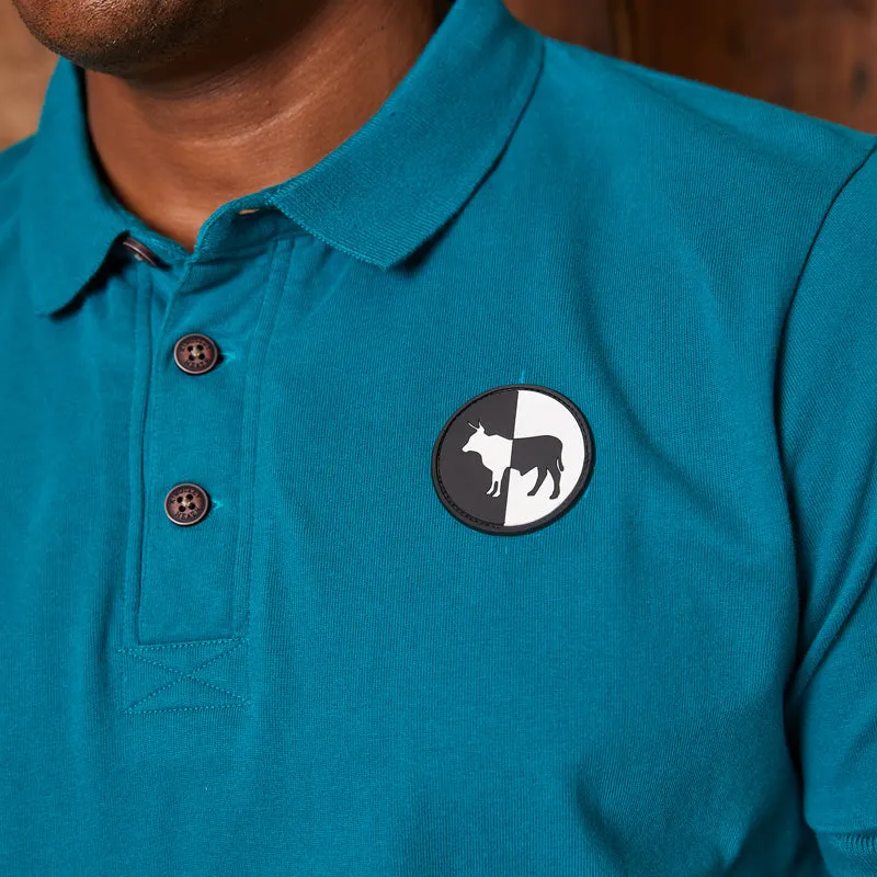 Mono Badge SJ Polo Teal