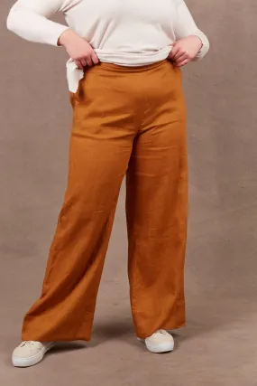 Nama Linen Pant - Ochre