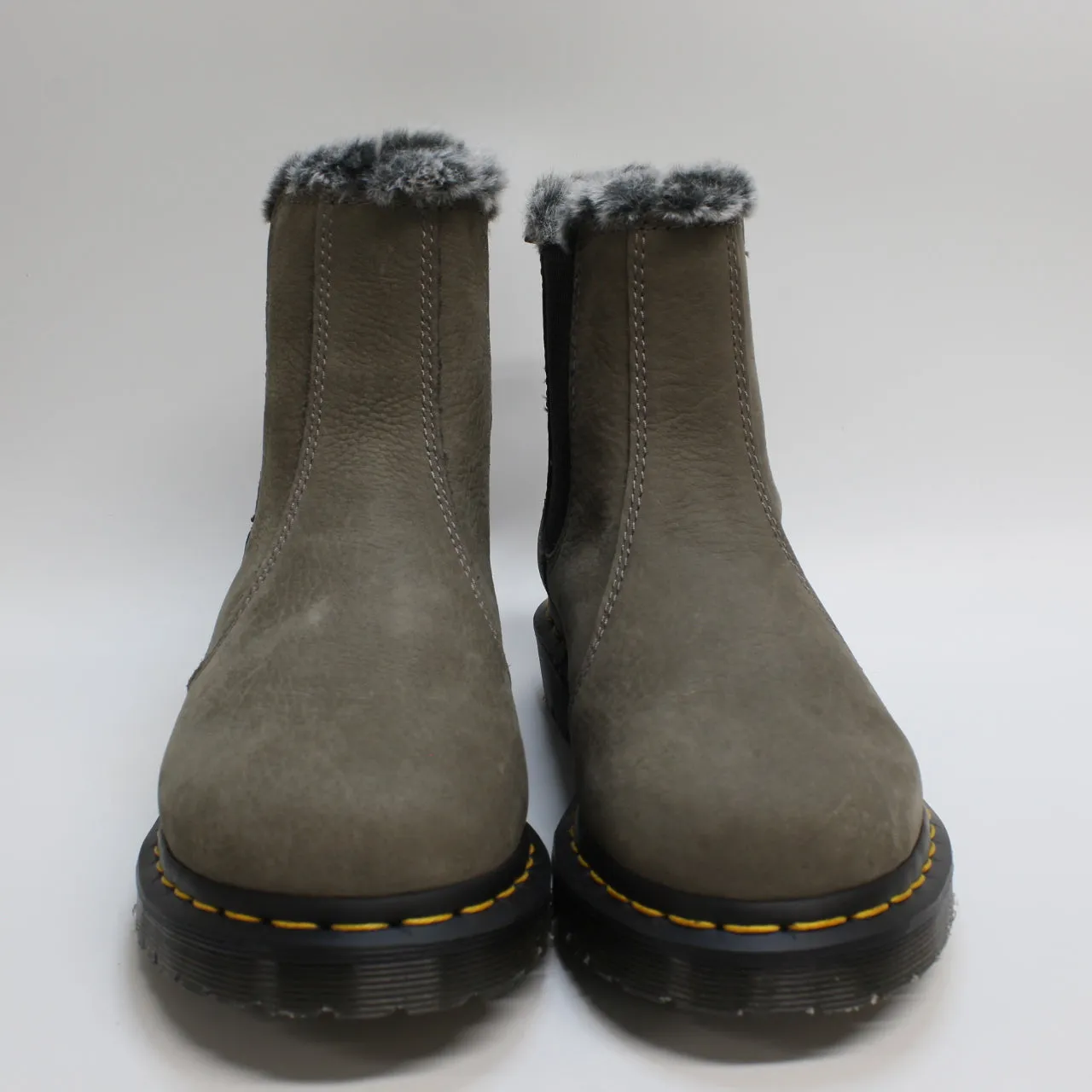 Odd sizes - Womens, Dr. Martens, 2976 Leonore, Nickel Grey Uk Sizes Right 5/Left 4