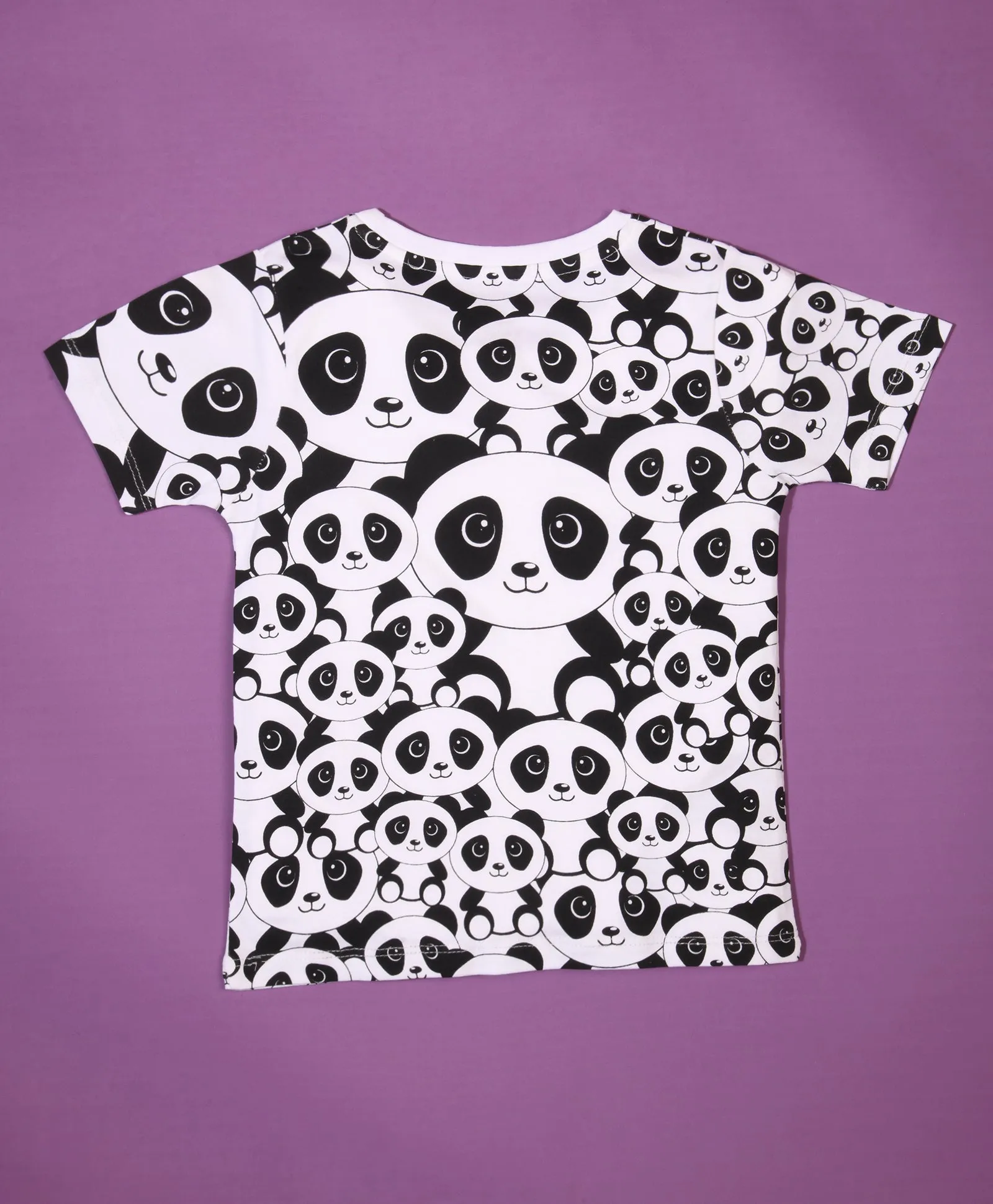 Panda Pattern Half Sleeves T-Shirt & Shorts Set