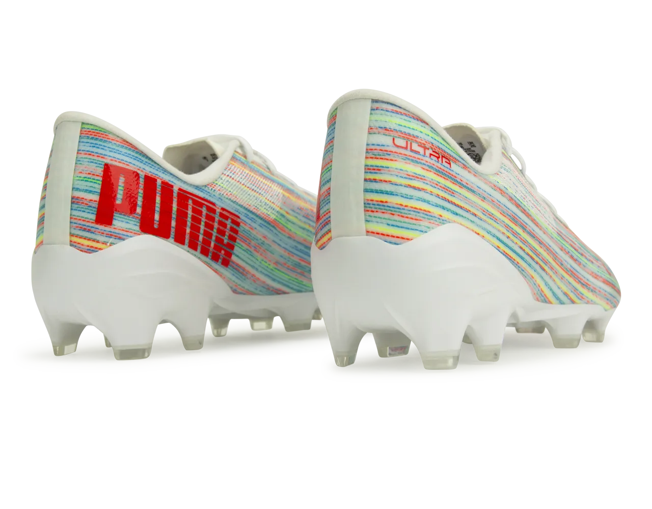 PUMA Men's Ultra 2.2 FG/AG White/Red